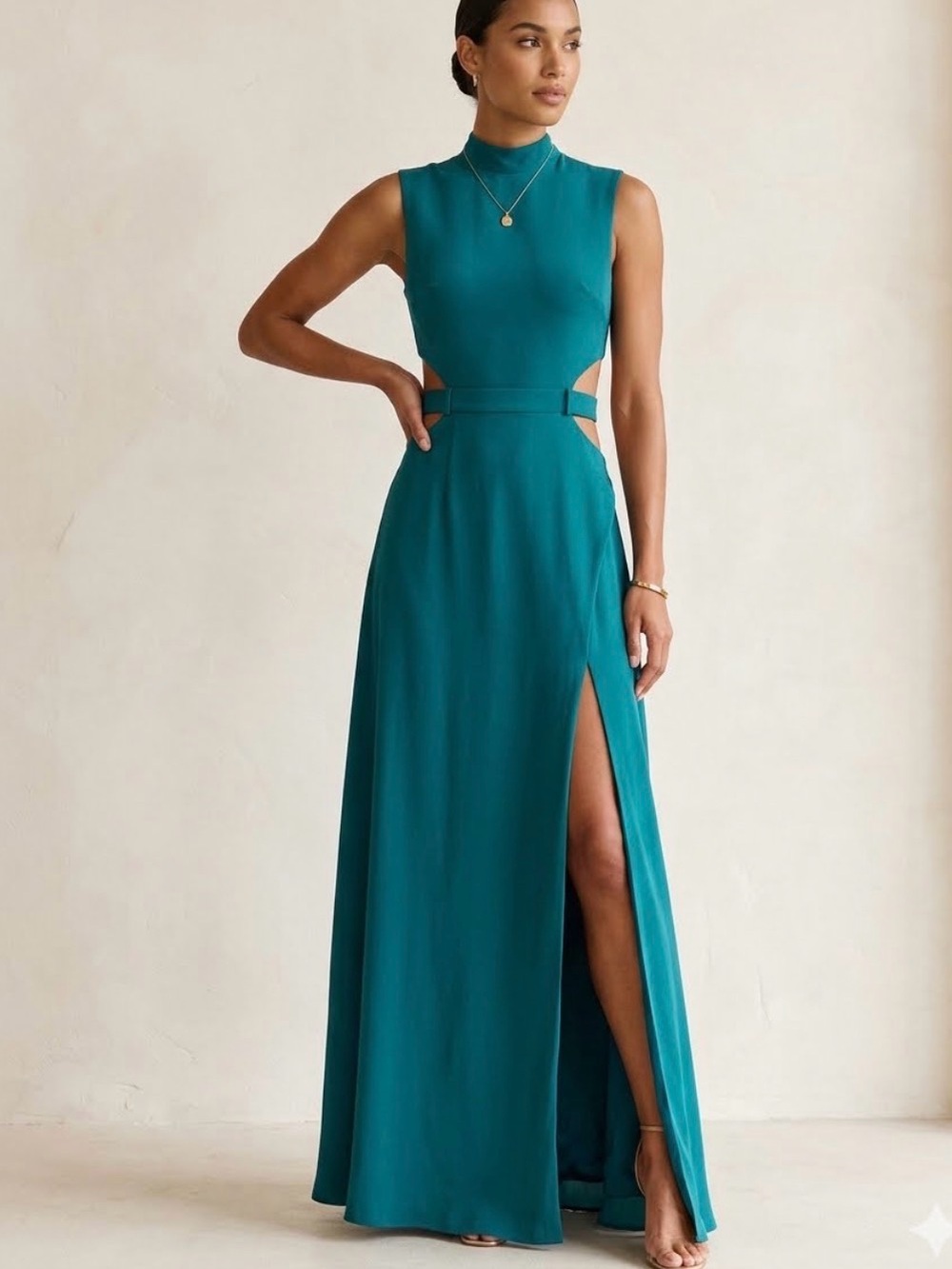 Ieena for MacDuggal Emerald Dress in Women’s Size 2